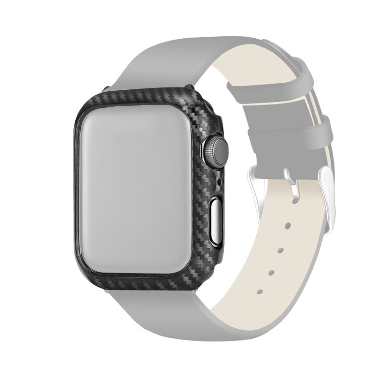 เคสป้องกันกรอบคาร์บอนไฟเบอร์ PC สำหรับ Apple Watch Series 6 & SE & 5 & 4 40 มม, For Apple Watch Series 6 / 5 / 4 / Watch SE 40mm