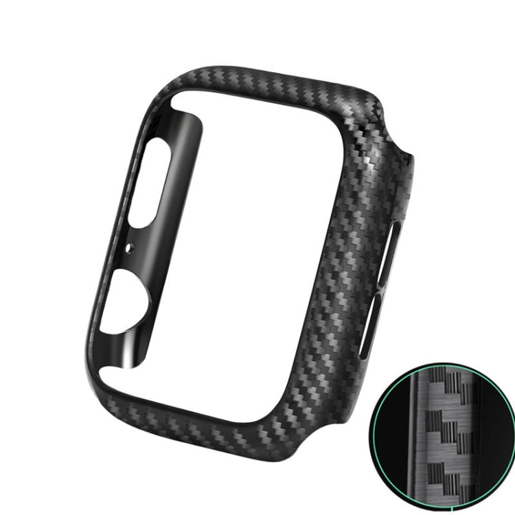 เคสป้องกันกรอบคาร์บอนไฟเบอร์ PC สำหรับ Apple Watch Series 6 & SE & 5 & 4 40 มม, For Apple Watch Series 6 / 5 / 4 / Watch SE 40mm