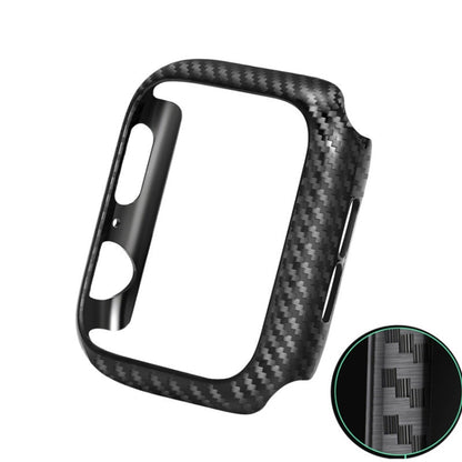 เคสป้องกันกรอบคาร์บอนไฟเบอร์ PC สำหรับ Apple Watch Series 6 & SE & 5 & 4 40 มม, For Apple Watch Series 6 / 5 / 4 / Watch SE 40mm