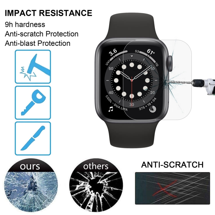 ฟิล์มกระจกนิรภัย 9H 2.5D สำหรับ Apple Watch Series 5 / 4 44mm, For Apple Watch Series 6 / 5 / 4 / Watch SE 44mm