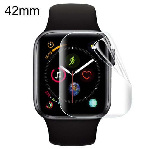 สำหรับ Apple Watch 42 มม. ฟิล์ม Hydrogel แบบนุ่ม Full Cover Front Protector, For Apple Watch Series 3 / 2 / 1 42mm(1 PC)