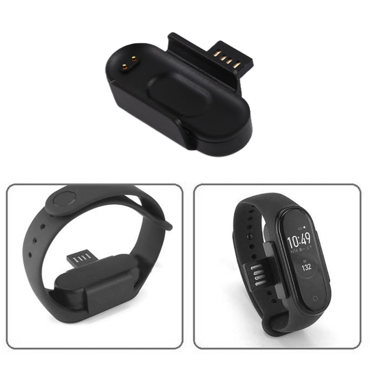 สำหรับ Xiaomi Mi Band 4 Charger แท่นชาร์จฐานขาตั้งพร้อมสายชาร์จ 1 ม