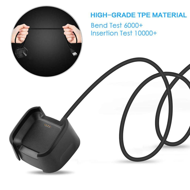 สำหรับ Fitbit Versa 2 Charger แท่นชาร์จฐานขาตั้งพร้อมสายชาร์จ 1 ม