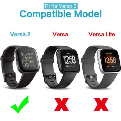 สำหรับ Fitbit Versa 2 Charger แท่นชาร์จฐานขาตั้งพร้อมสายชาร์จ 1 ม