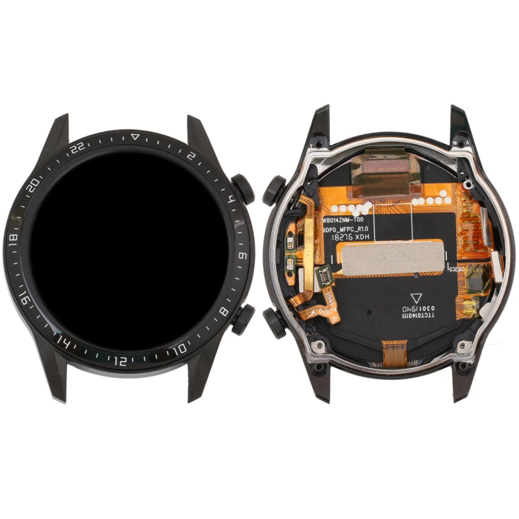 หน้าจอแอลซีดีและชุดประกอบDigitizerพร้อมกรอบสำหรับนาฬิกาHuawei GT 2 46 มม, For Huawei Watch GT 2 46mm(Black), For Huawei Watch GT 2 46mm(Silver)