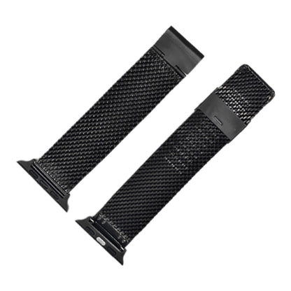 304 สแตนเลสนาฬิกา Milanese พร้อมขั้วต่อสำหรับ Apple Watch Series 8 & 7 41 มม./SE 2 & 6 & SE & 5 & 4 40 มม./3 & 2 & 1 38 มม., For Apple Watch Series 7  41mm / & 6 & SE & 5 & 4 40mm