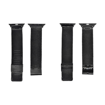 304 สแตนเลสนาฬิกา Milanese พร้อมขั้วต่อสำหรับ Apple Watch Series 8 & 7 41 มม./SE 2 & 6 & SE & 5 & 4 40 มม./3 & 2 & 1 38 มม., For Apple Watch Series 7  41mm / & 6 & SE & 5 & 4 40mm