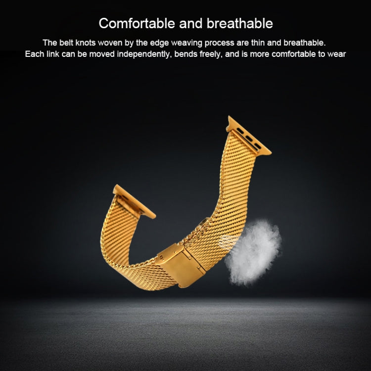 304 สแตนเลสนาฬิกา Milanese พร้อมขั้วต่อสำหรับ Apple Watch Series 8 & 7 41 มม./SE 2 & 6 & SE & 5 & 4 40 มม./3 & 2 & 1 38 มม., For Apple Watch Series 7  41mm / & 6 & SE & 5 & 4 40mm