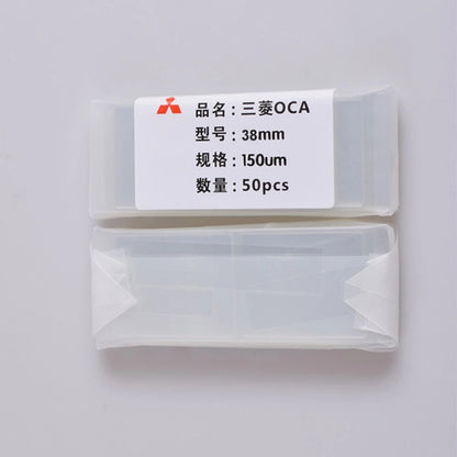 กาวใส OCA 50 ชิ้นสำหรับ Apple Watch Series 1/2/3 38 มม, For Watch Series 1 / 2 / 3 38MM