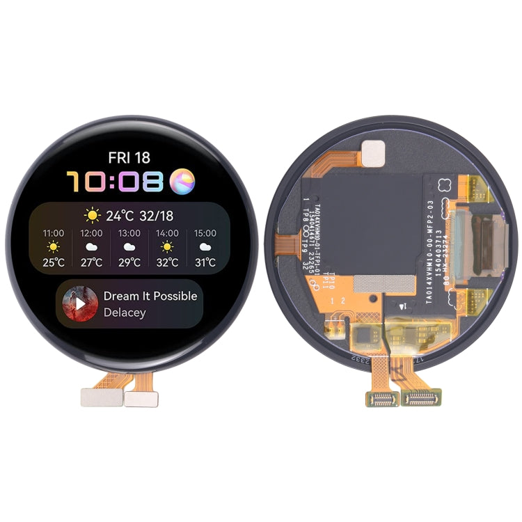 หน้าจอ LCD ดั้งเดิมและชุดประกอบ Digitizer สำหรับ Huawei Watch 3, For Huawei Watch 3(Original)