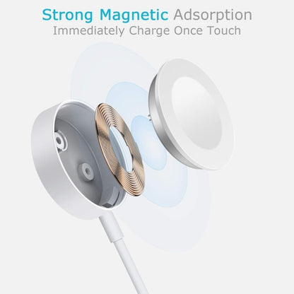 เครื่องชาร์จไร้สายแม่เหล็กแบบพกพา Type-C 2 ม. สำหรับ Apple Watch Ultra & Ultra 2 & Series 9 & 8 & 7 & 6 & 5 & 4 & 3 & 2, 2m