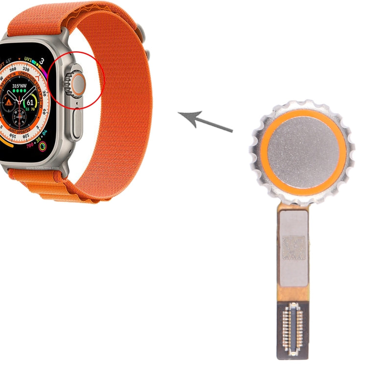 สำหรับ Apple Watch Ultra 49mm Watch Crown Spin Axis Flex Cable, For Apple Watch Ultra 49mm