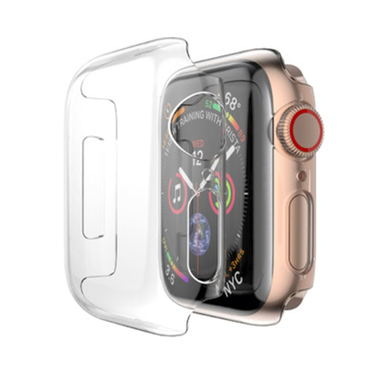 สำหรับ Apple Watch Series 6 & SE & 5 & 4 เคสพีซีแบบเต็มขนาด 40 มม. (โปร่งใส), For Apple Watch Series 6 / 5 / 4 / Watch SE 40mm