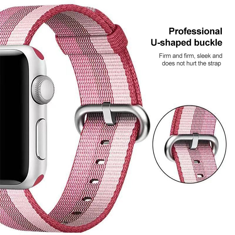 สำหรับ Apple Watch 42mm ลายทอสายนาฬิกาไนลอน, For Apple Watch 42mm