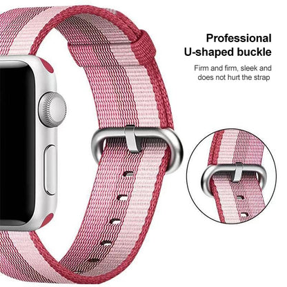 สำหรับ Apple Watch 42mm ลายทอสายนาฬิกาไนลอน, For Apple Watch 42mm