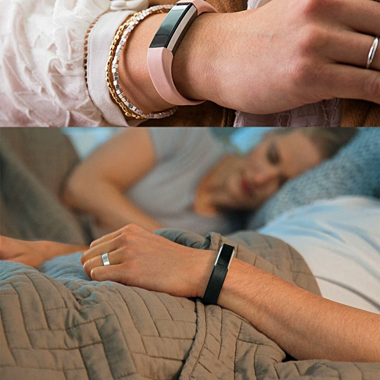 สำหรับ Fitbit Alta Watch สายนาฬิกาซิลิโคนเนื้อเฉียง ขนาดใหญ่ ความยาว: ประมาณ 22 ซม