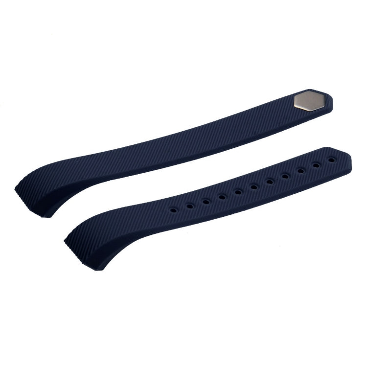 สำหรับ Fitbit Alta Watch สายนาฬิกาซิลิโคนเนื้อเฉียง ขนาดใหญ่ ความยาว: ประมาณ 22 ซม