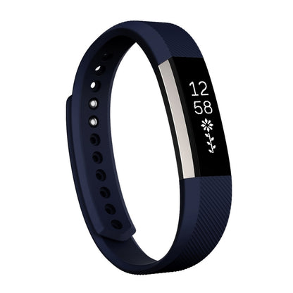 สำหรับ Fitbit Alta Watch สายนาฬิกาซิลิโคนเนื้อเฉียง ขนาดใหญ่ ความยาว: ประมาณ 22 ซม