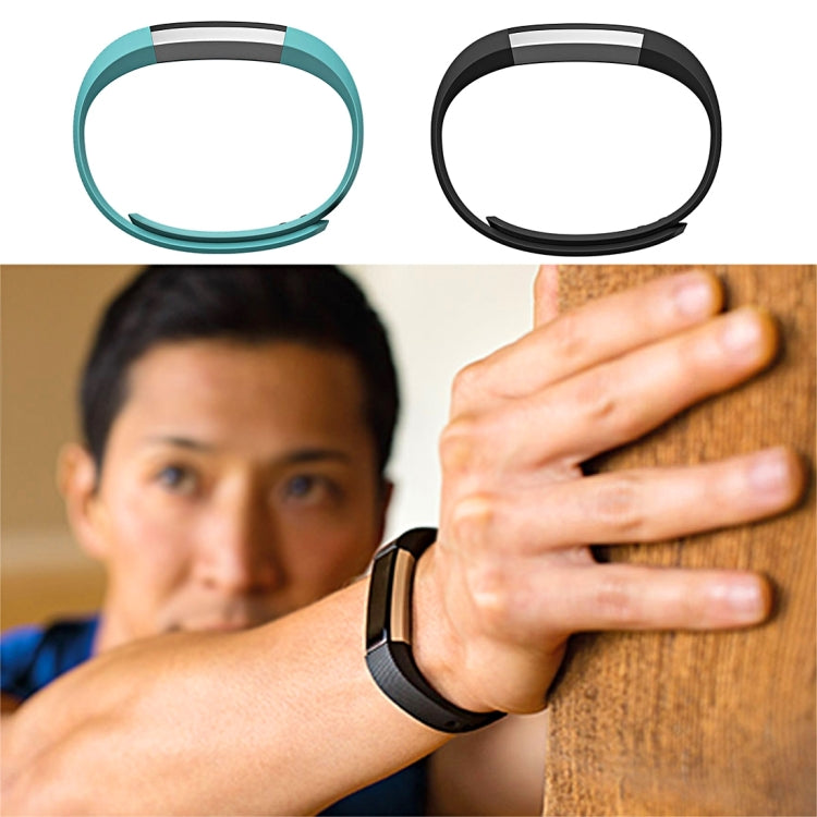 สำหรับ Fitbit Alta Watch สายนาฬิกาซิลิโคนเนื้อเฉียง ขนาดใหญ่ ความยาว: ประมาณ 22 ซม