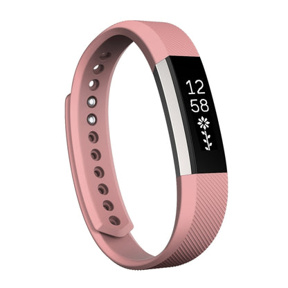 สำหรับ Fitbit Alta Watch สายนาฬิกาซิลิโคนเนื้อเฉียง ขนาดใหญ่ ความยาว: ประมาณ 22 ซม