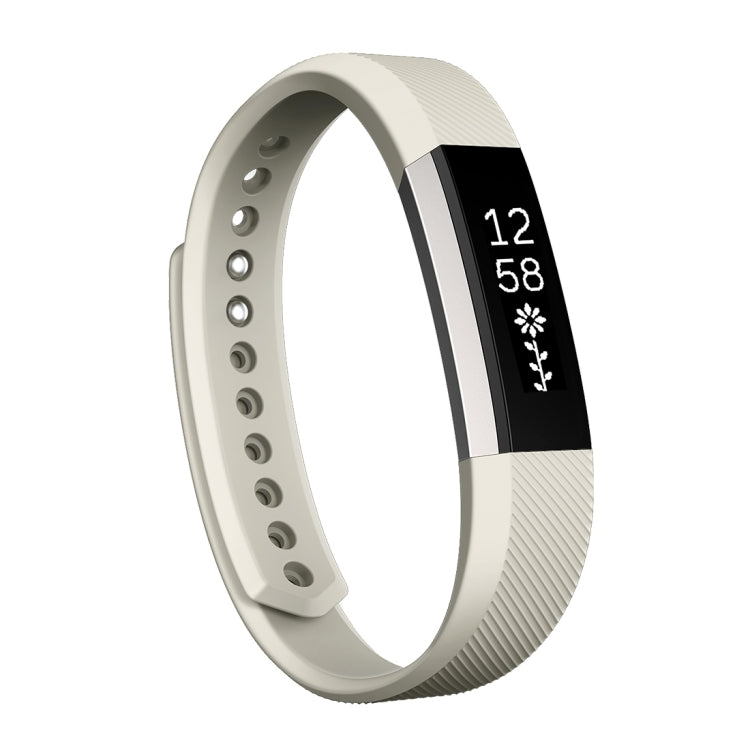 สำหรับ Fitbit Alta Watch สายนาฬิกาซิลิโคนเนื้อเฉียง ขนาดใหญ่ ความยาว: ประมาณ 22 ซม