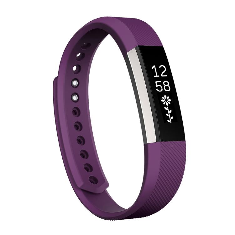 สำหรับ Fitbit Alta Watch สายนาฬิกาซิลิโคนเนื้อเฉียง ขนาดใหญ่ ความยาว: ประมาณ 22 ซม