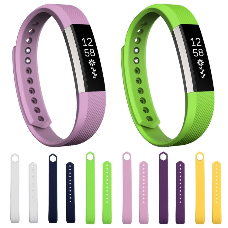 สำหรับ Fitbit Alta Watch สายนาฬิกาซิลิโคนเนื้อเฉียง ขนาดใหญ่ ความยาว: ประมาณ 22 ซม