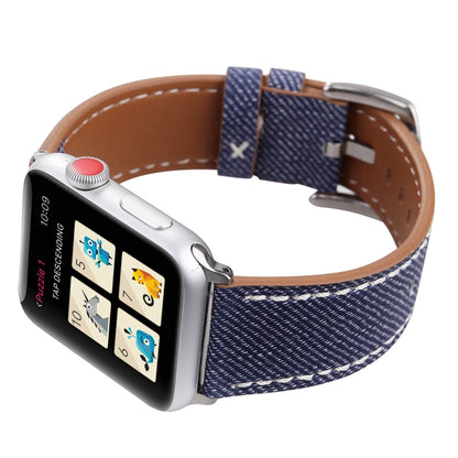 สำหรับ Apple Watch Ultra 49 มม./Series 8 & 7 45 มม./SE 2 & 6 & SE & 5 & 4 44 มม./3 & 2 & 1 42 มม.แฟชั่นของแท้หนังคาวบอยรูปแบบสายนาฬิกา, 42mm
