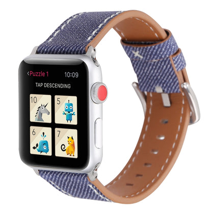 สำหรับ Apple Watch Ultra 49 มม./Series 8 & 7 45 มม./SE 2 & 6 & SE & 5 & 4 44 มม./3 & 2 & 1 42 มม.แฟชั่นของแท้หนังคาวบอยรูปแบบสายนาฬิกา, 42mm