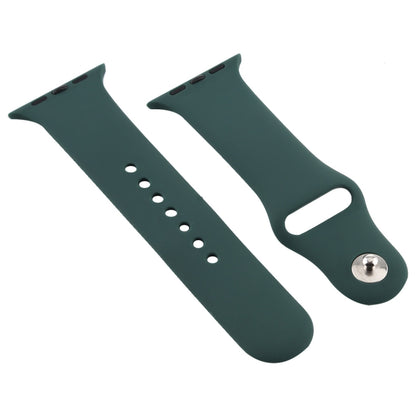 สำหรับ Apple Watch Series 7 41 มม. / 6 & SE & 5 & 4 40 มม. / 3 & 2 & 1 38 มม. สายนาฬิกาซิลิโคน, For Apple Watch Series 7 41mm / 6 & SE & 5 & 4 40mm / 3 & 2 & 1 38mm