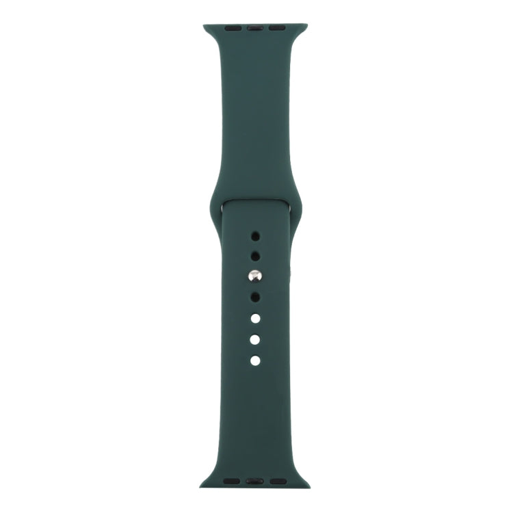 สำหรับ Apple Watch Series 7 41 มม. / 6 & SE & 5 & 4 40 มม. / 3 & 2 & 1 38 มม. สายนาฬิกาซิลิโคน, For Apple Watch Series 7 41mm / 6 & SE & 5 & 4 40mm / 3 & 2 & 1 38mm