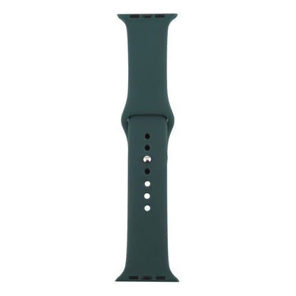 สำหรับ Apple Watch Series 7 41 มม. / 6 & SE & 5 & 4 40 มม. / 3 & 2 & 1 38 มม. สายนาฬิกาซิลิโคน, For Apple Watch Series 7 41mm / 6 & SE & 5 & 4 40mm / 3 & 2 & 1 38mm