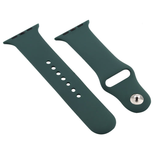 สำหรับ Apple Watch Series 7 41 มม. / 6 & SE & 5 & 4 40 มม. / 3 & 2 & 1 38 มม. สายนาฬิกาซิลิโคน, For Apple Watch Series 7 41mm / 6 & SE & 5 & 4 40mm / 3 & 2 & 1 38mm