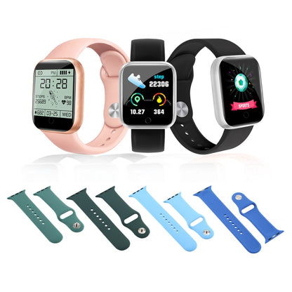 สำหรับ Apple Watch Series 7 41 มม. / 6 & SE & 5 & 4 40 มม. / 3 & 2 & 1 38 มม. สายนาฬิกาซิลิโคน, For Apple Watch Series 7 41mm / 6 & SE & 5 & 4 40mm / 3 & 2 & 1 38mm