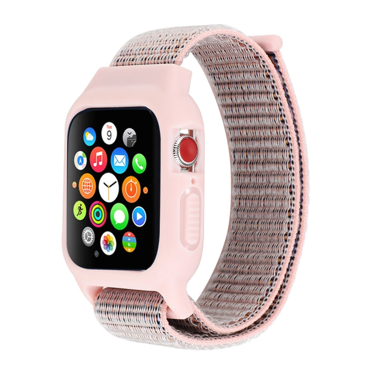 สำหรับ Apple Watch Series 7 45 มม. / 6 & SE & 5 & 4 44 มม. / 3 & 2 & 1 42 มม. สายนาฬิกาไนลอนพร้อมตะขอและห่วง, For Apple Watch Series 7 45mm / 6 & SE & 5 & 4 44mm / 3 & 2 & 1 42mm                                                                          ...