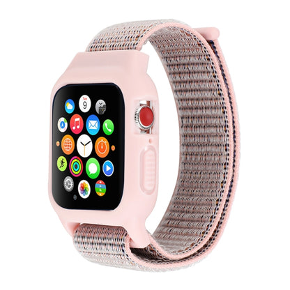 สำหรับ Apple Watch Series 7 45 มม. / 6 & SE & 5 & 4 44 มม. / 3 & 2 & 1 42 มม. สายนาฬิกาไนลอนพร้อมตะขอและห่วง, For Apple Watch Series 7 45mm / 6 & SE & 5 & 4 44mm / 3 & 2 & 1 42mm                                                                          ...