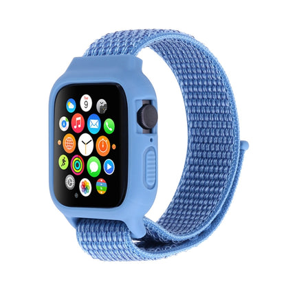 สำหรับ Apple Watch Series 7 45 มม. / 6 & SE & 5 & 4 44 มม. / 3 & 2 & 1 42 มม. สายนาฬิกาไนลอนพร้อมตะขอและห่วง, For Apple Watch Series 7 45mm / 6 & SE & 5 & 4 44mm / 3 & 2 & 1 42mm                                                                          ...