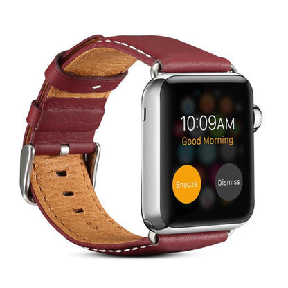 Denior สิ่งแวดล้อมหรูหรานาฬิการถยนต์สายนาฬิกาหนังสำหรับ Apple Watch Ultra 49mm / Series 8 & 7 45mm / SE 2&6&SE&5&4 44mm / 3&2&1 42mm