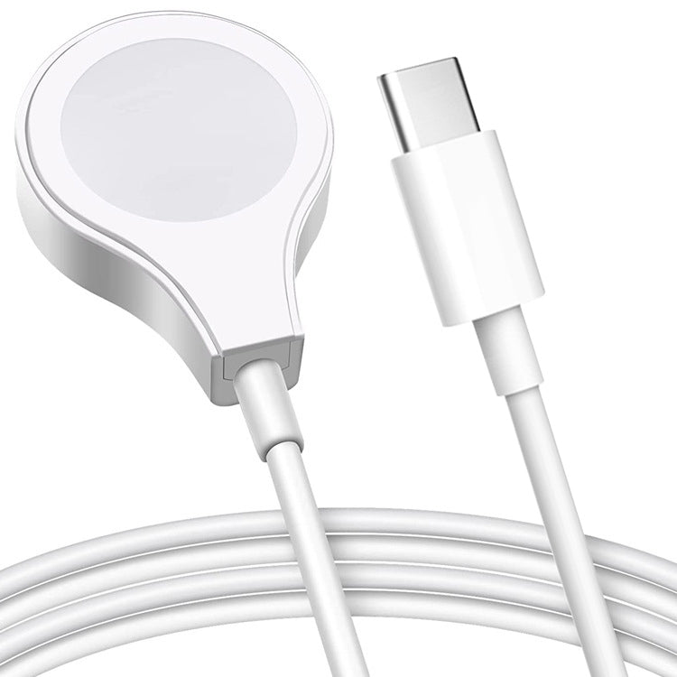 การชาร์จแม่เหล็กอย่างรวดเร็วแบบไร้สายเป็นสายเคเบิล Type-C / USB-C สำหรับ Apple Watch Series, Type-C