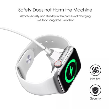 การชาร์จแม่เหล็กอย่างรวดเร็วแบบไร้สายเป็นสายเคเบิล Type-C / USB-C สำหรับ Apple Watch Series, Type-C