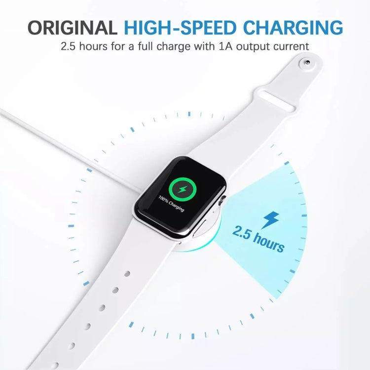 การชาร์จแม่เหล็กอย่างรวดเร็วแบบไร้สายเป็นสายเคเบิล Type-C / USB-C สำหรับ Apple Watch Series, Type-C