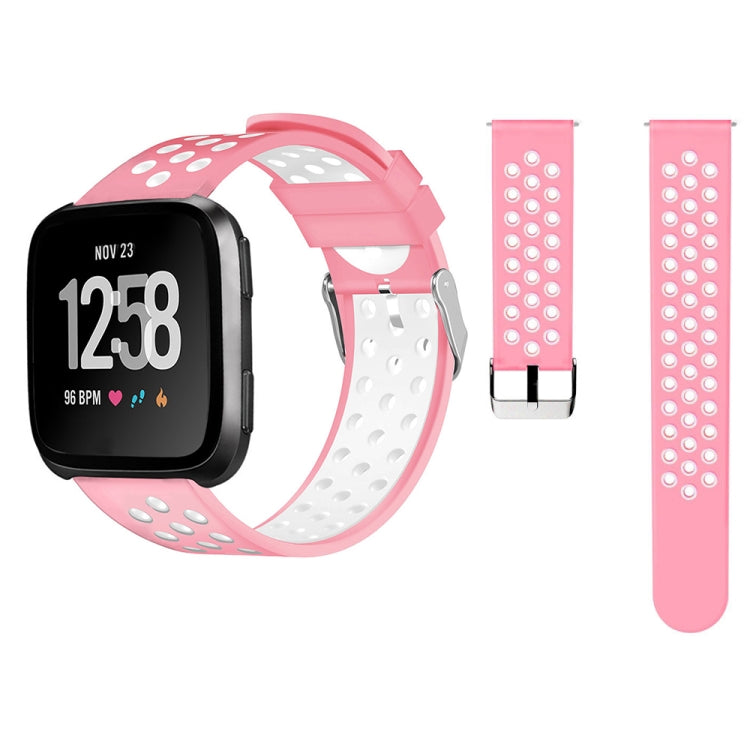 สำหรับ Fitbit Versa สายนาฬิกาซิลิโคนแฟชั่นเรียบง่าย