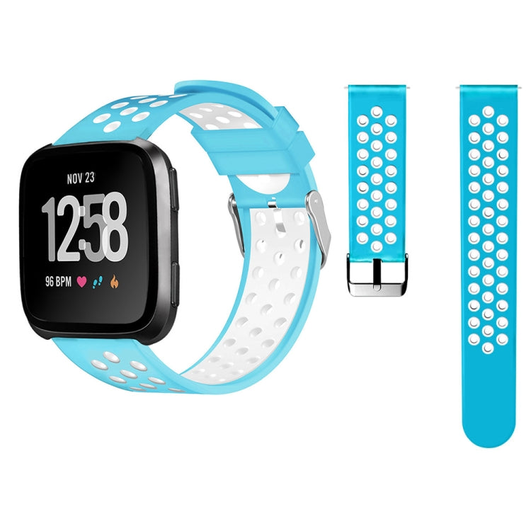 สำหรับ Fitbit Versa สายนาฬิกาซิลิโคนแฟชั่นเรียบง่าย