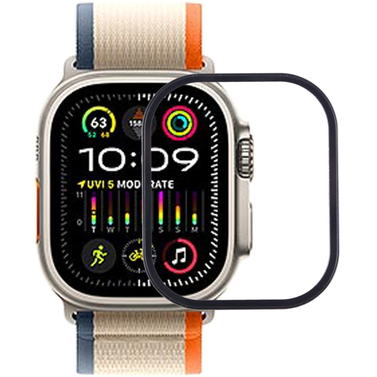 หน้าจอด้านหน้าเลนส์กระจกด้านนอกพร้อม OCA สำหรับ Apple Watch Ultra 2 49mm 2023 A2986 A2987, For Apple Watch Ultra 2 49mm 2023