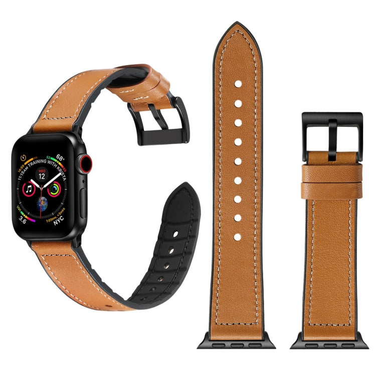 สีทึบ TPU + สายนาฬิกาสแตนเลสสำหรับ Apple Watch Series 7 45mm / 6 & SE & 5 & 4 44mm / 3 & 2 & 1 42mm, 44mm