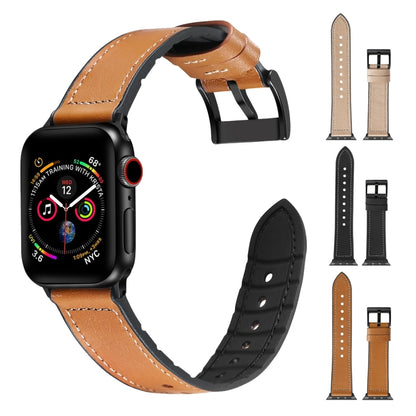 สีทึบ TPU + สายนาฬิกาสแตนเลสสำหรับ Apple Watch Series 7 45mm / 6 & SE & 5 & 4 44mm / 3 & 2 & 1 42mm, 44mm