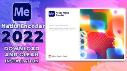 Adobe Media Encoder 2022 Full Version Lifetime for Windows