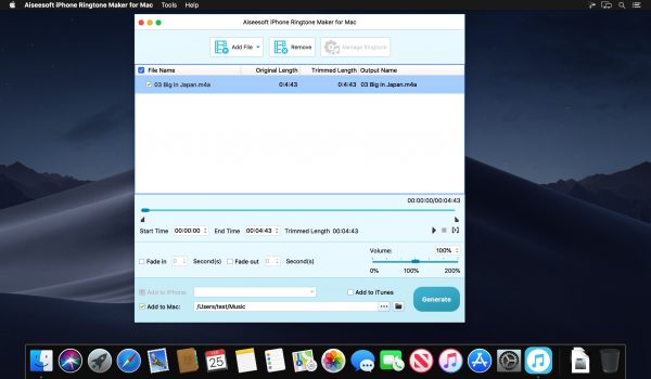 Aiseesoft iPhone Ringtone Maker for Mac 7.1.10 (2020)