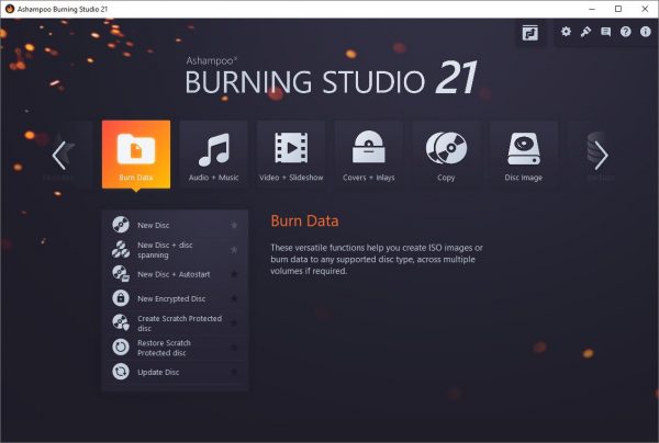Ashampoo Burning Studio 2021 v21 Full Version Windows