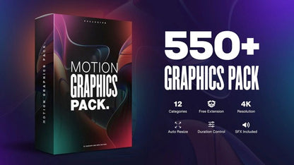 AtomX Motion Graphics Pack 550+ Animations Pack